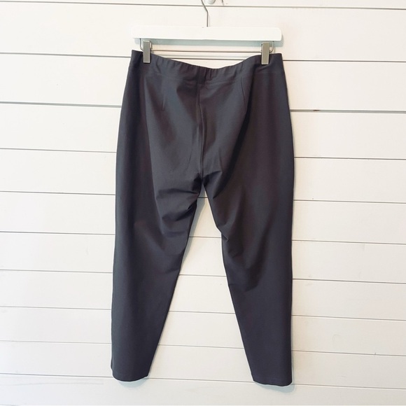 Eileen Fisher | Washable Stretch Crepe Slim Fit Ankle Pant Size Medium - Picture 2 of 7
